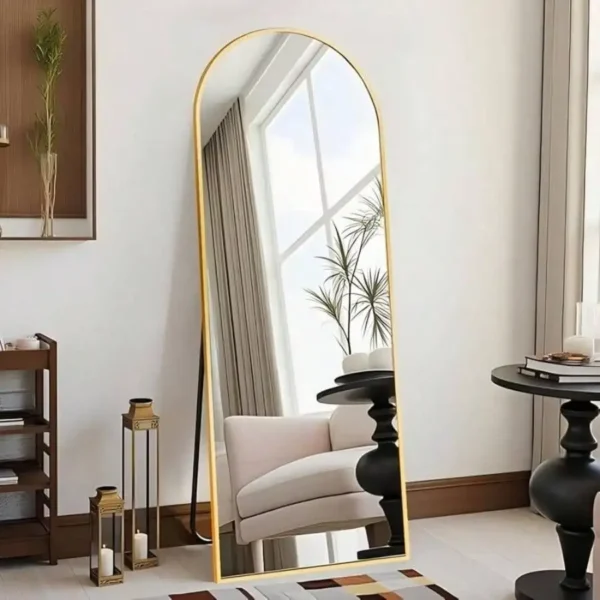 Arched Full Length Mirror Floor Mirror Wall Mounted