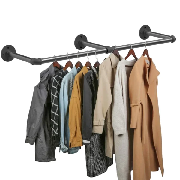 Bedroom Garment Home Rail Multipurpose Wall Mounted