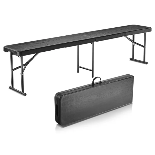 Plastic Folding Bench  6 FT Portable with Handle